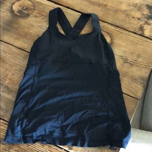 Lulu lemon black tank top